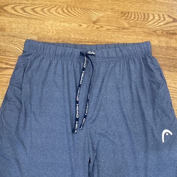 Unisex HEAD graphic pant workout athletic straight leg track drawstring - Picture 2 of 7